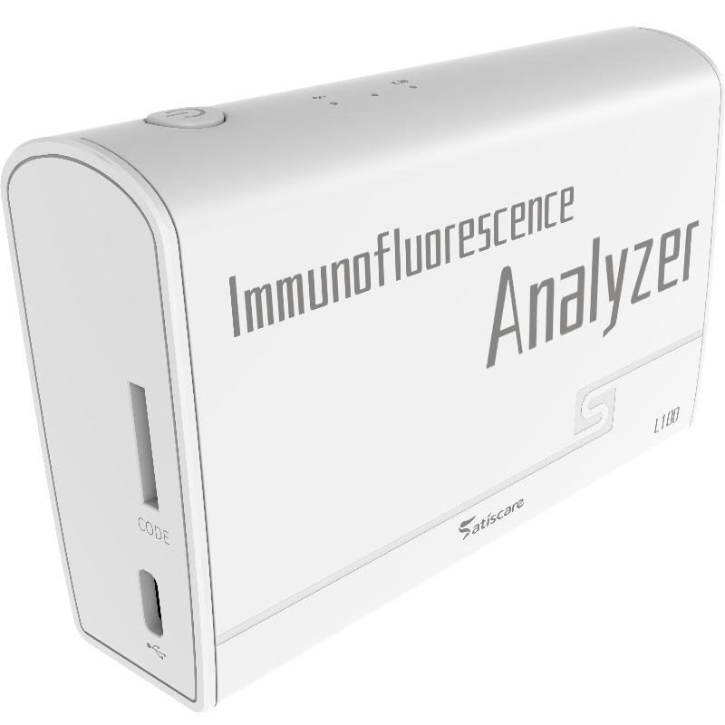 Analisador de imunofluorescência L100 design de mão